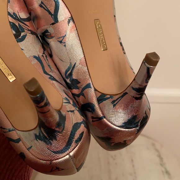 Louise Et Cie Lo-Jordyna Metallic Pumps. - Picture 6 of 9